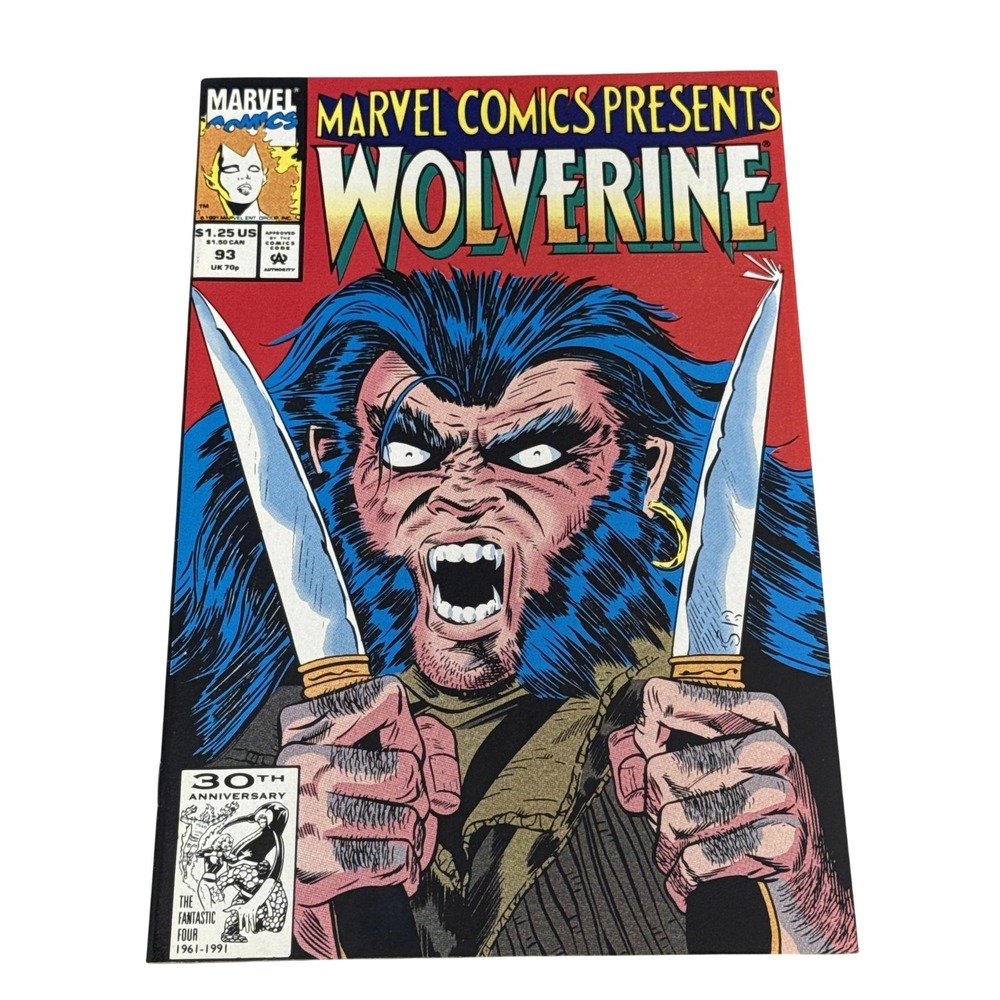 Marvel Vintage Comics Presents #93 Comic Book Wolverine Ghost Rider 1991